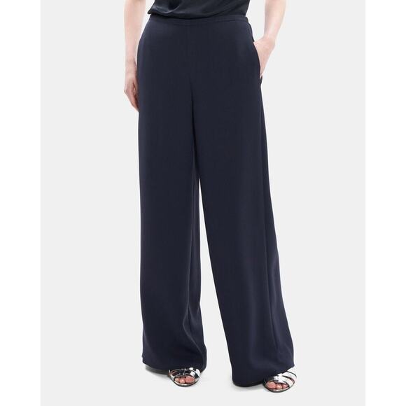 Theory | Wide-Leg Pull-On Pant - Picture 1 of 6